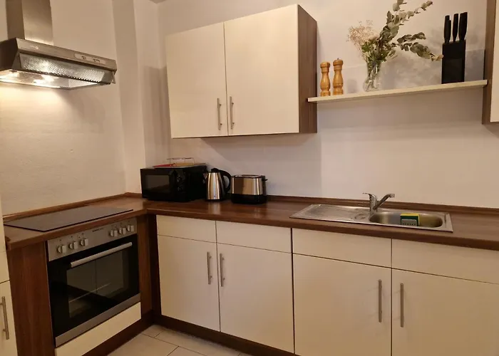 Cozy Apartment: Design Superior Zentral - Kueche - Balkon 公寓 克洛彭堡
