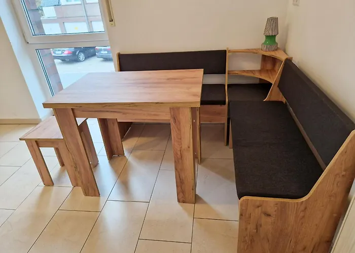 Cozy Apartment: Design Superior Zentral - Küche - Balkon * Cloppenburg