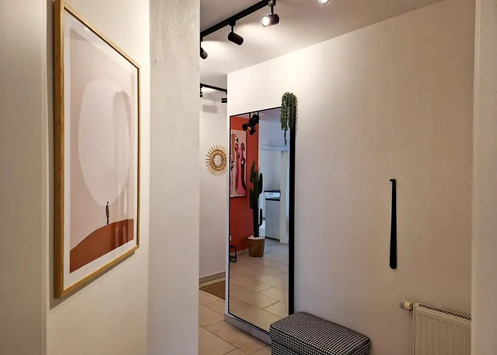 Cozy Apartment: Design Superior Zentral - Kueche - Balkon * 克洛彭堡