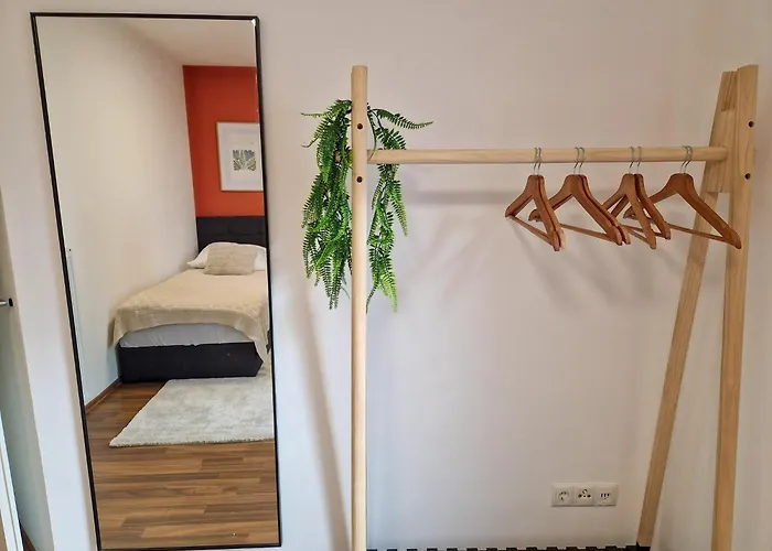 Cozy Apartment: Design Superior Zentral - Kueche - Balkon 克洛彭堡